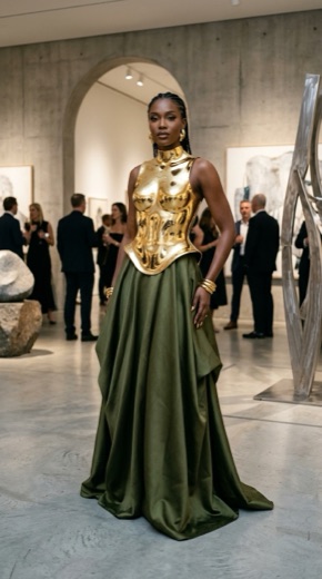 liquid gold breastplate, in the gallery